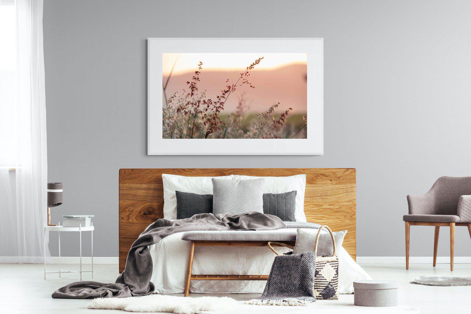 Breezy-Wall_Art-150 x 100cm-Framed Print-White-Pixalot