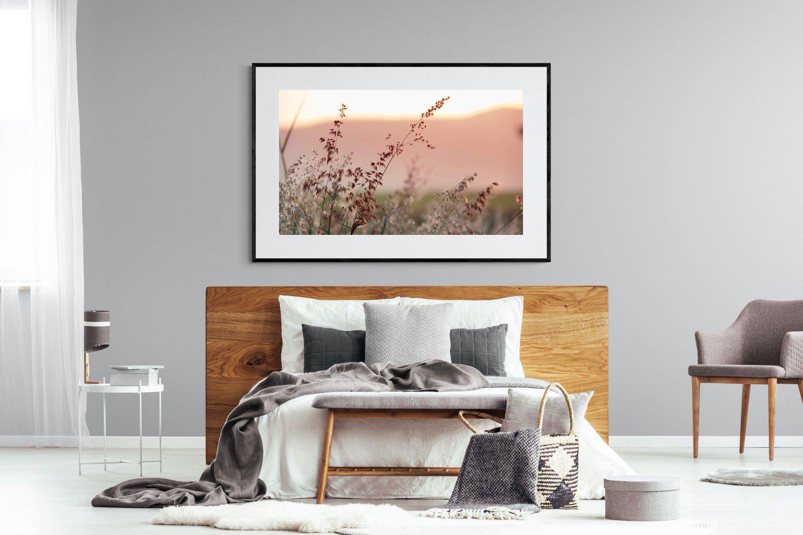 Breezy-Wall_Art-150 x 100cm-Framed Print-Black-Pixalot
