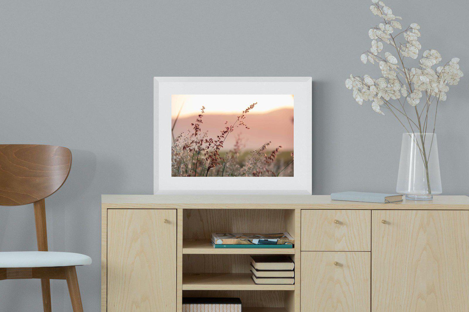 Breezy-Wall_Art-60 x 45cm-Framed Print-White-Pixalot