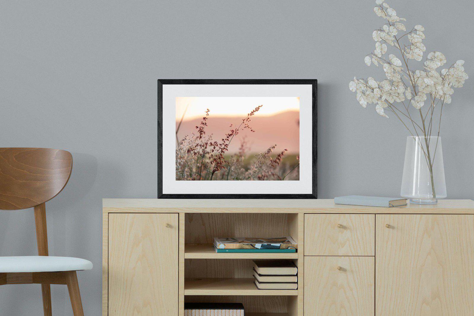 Breezy-Wall_Art-60 x 45cm-Framed Print-Black-Pixalot