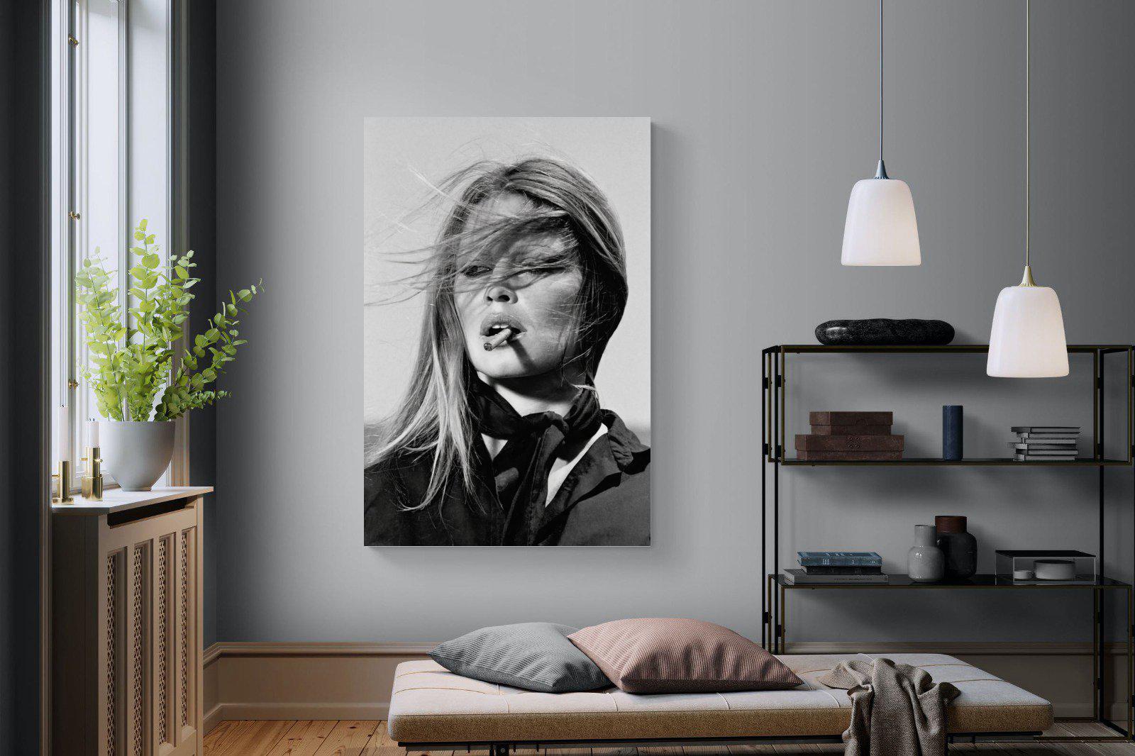 Brigitte Bardot-Wall_Art-120 x 180cm-Mounted Canvas-No Frame-Pixalot