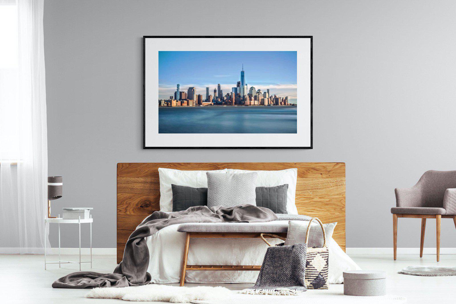 Brooklyn-Wall_Art-150 x 100cm-Framed Print-Black-Pixalot