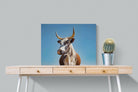 Brown Nguni-Wall_Art-80 x 60cm-Mounted Canvas-No Frame-Pixalot
