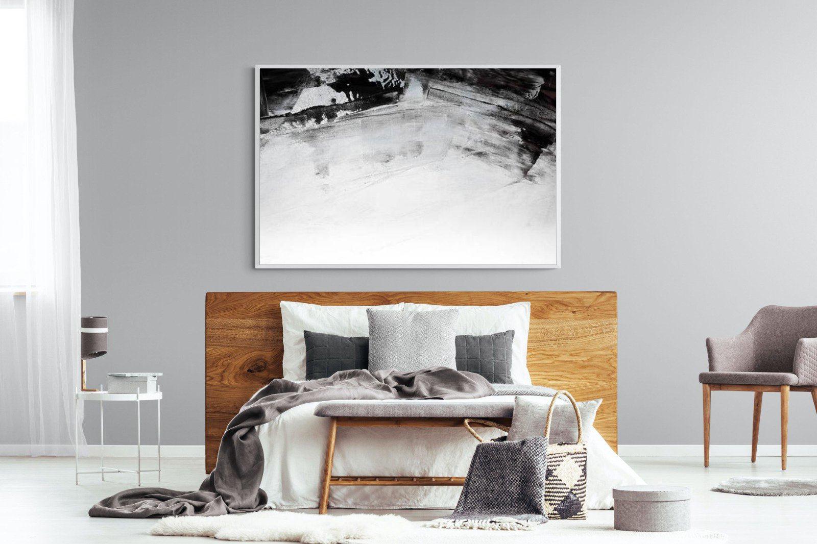 Brush Strokes-Wall_Art-150 x 100cm-Mounted Canvas-White-Pixalot