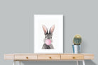 Bubblegum Bunny-Wall_Art-60 x 80cm-Framed Print-White-Pixalot