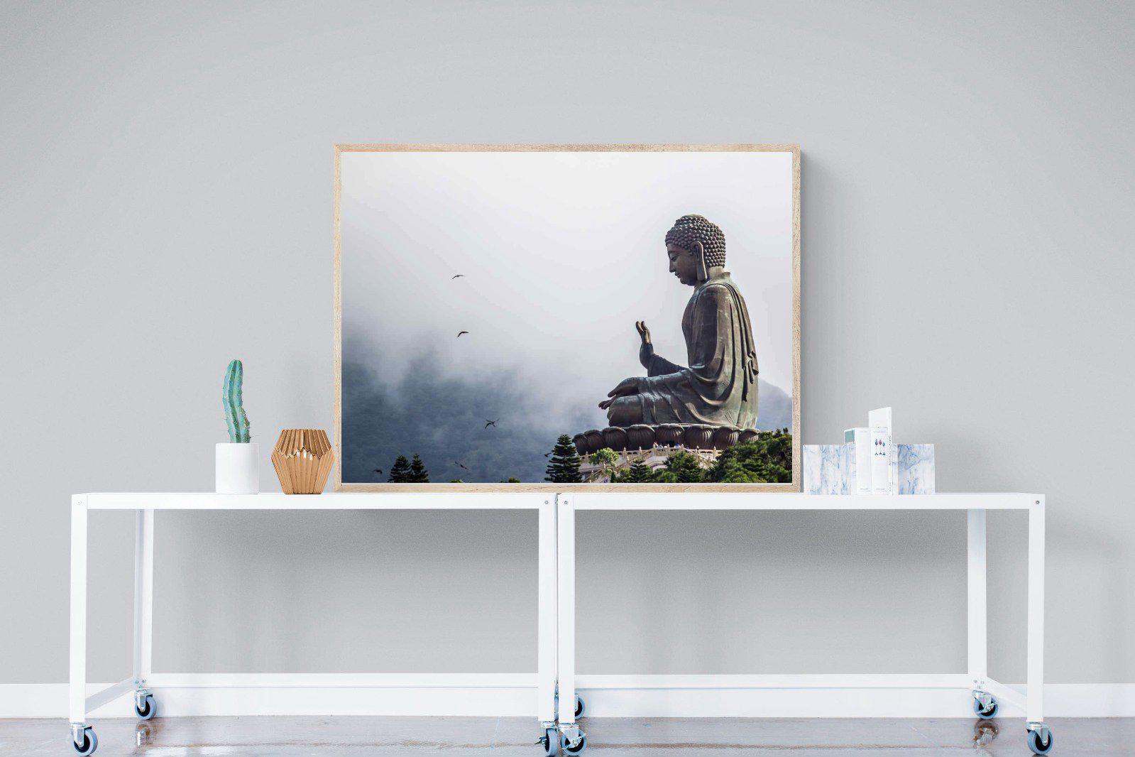 Buddha-Wall_Art-120 x 90cm-Mounted Canvas-Wood-Pixalot