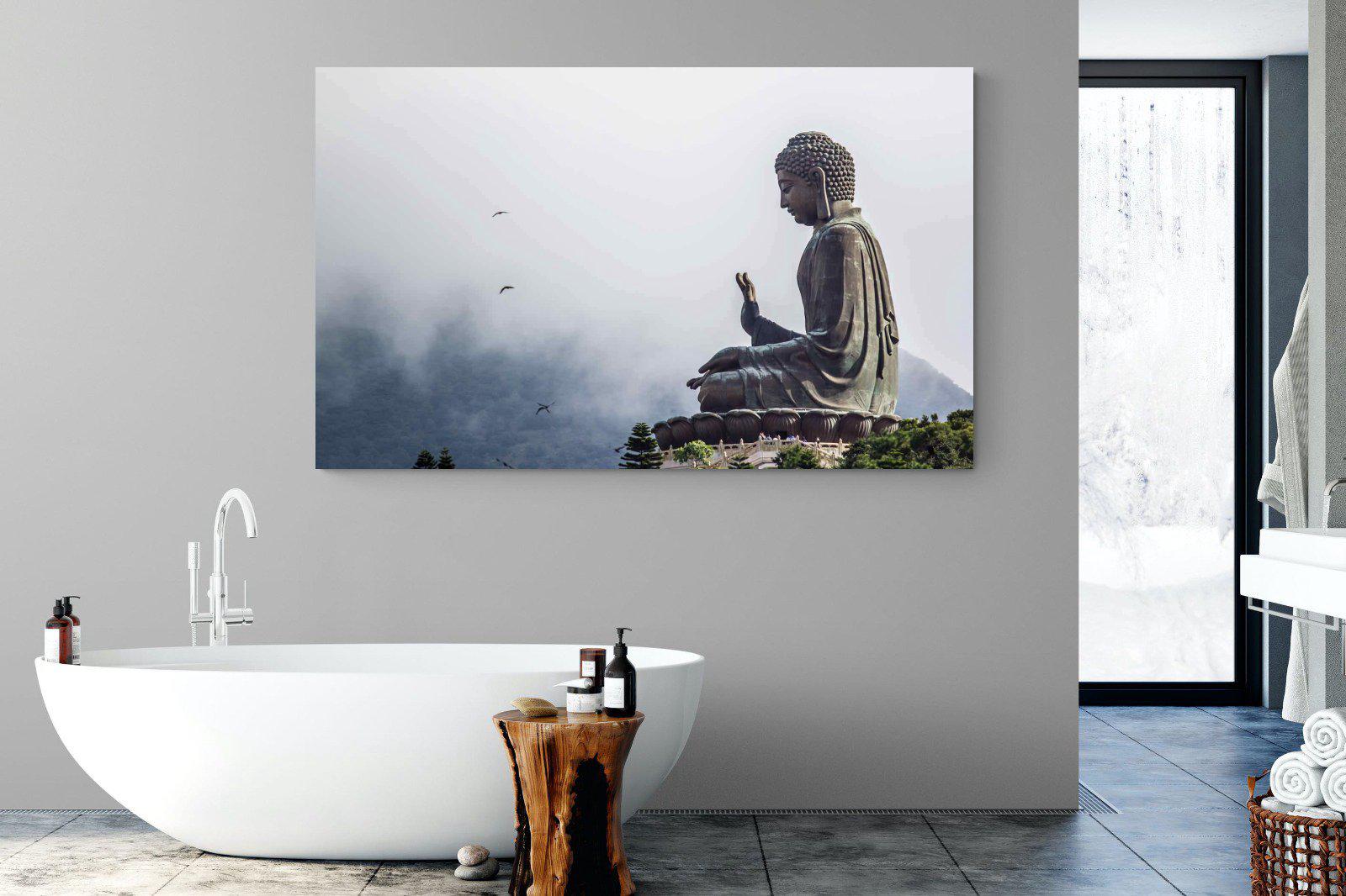Buddha-Wall_Art-180 x 110cm-Mounted Canvas-No Frame-Pixalot