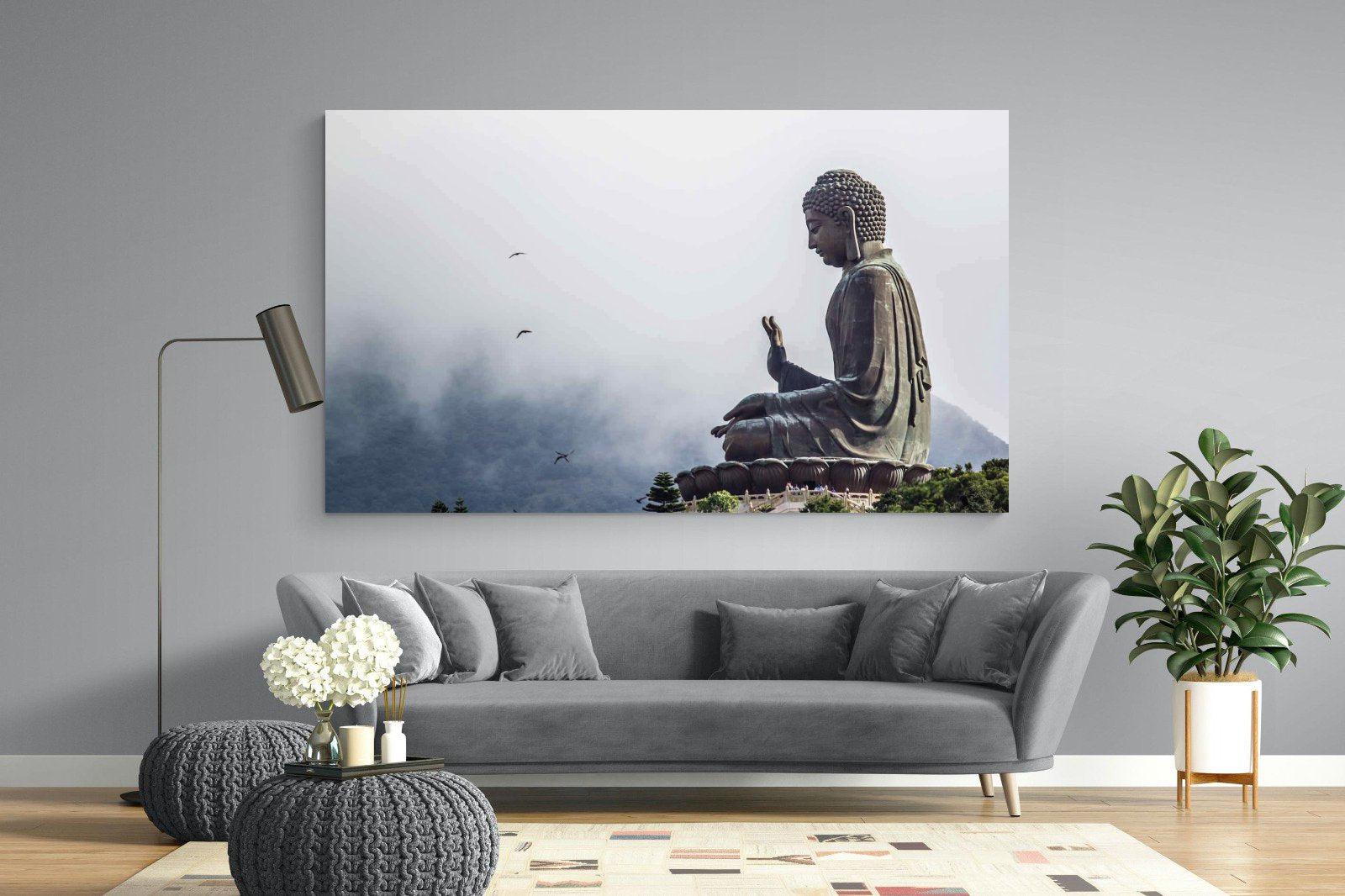 Buddha-Wall_Art-220 x 130cm-Mounted Canvas-No Frame-Pixalot