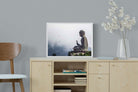 Buddha-Wall_Art-60 x 45cm-Mounted Canvas-White-Pixalot