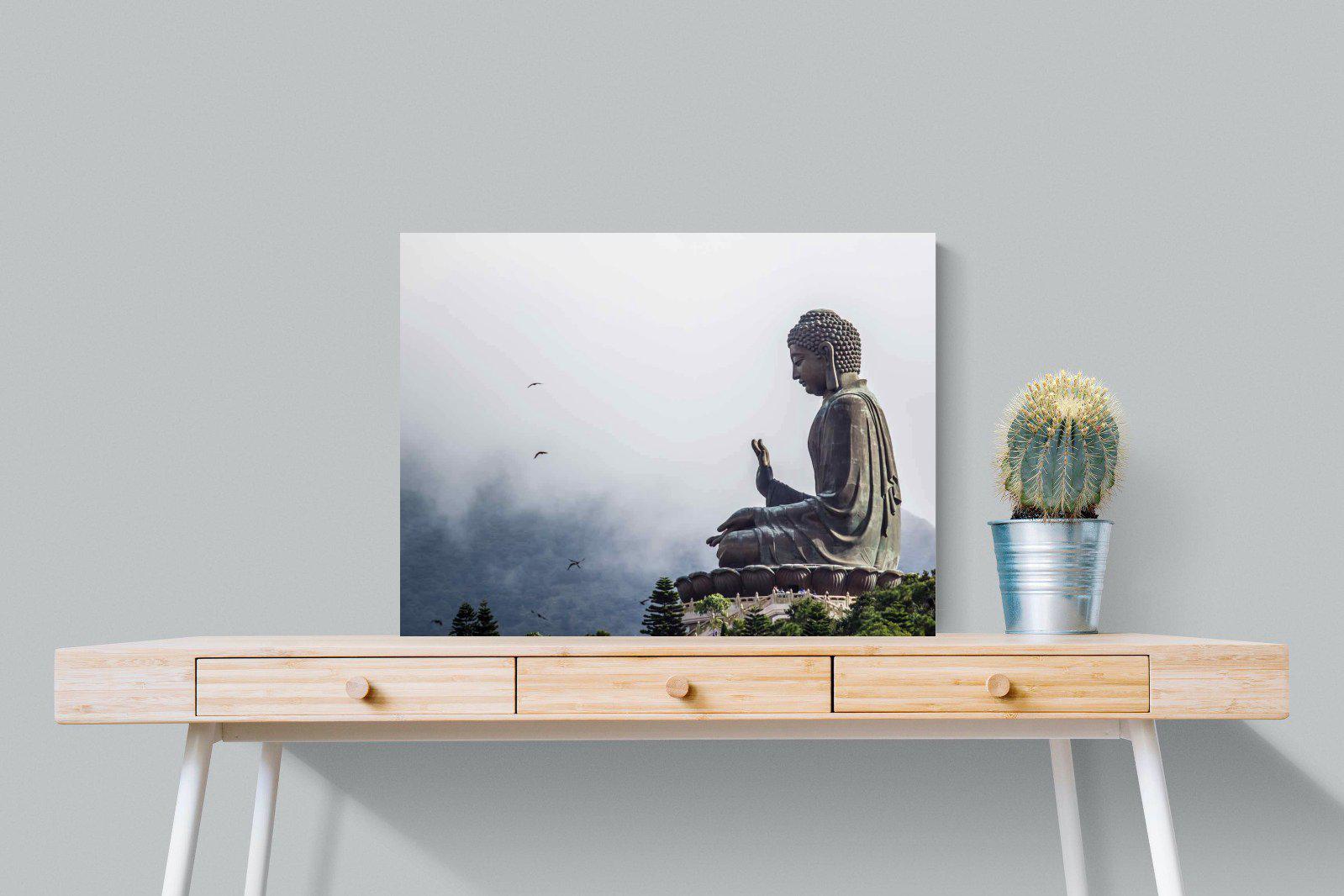 Buddha-Wall_Art-80 x 60cm-Mounted Canvas-No Frame-Pixalot