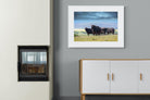 Buffalo-Wall_Art-100 x 75cm-Framed Print-White-Pixalot