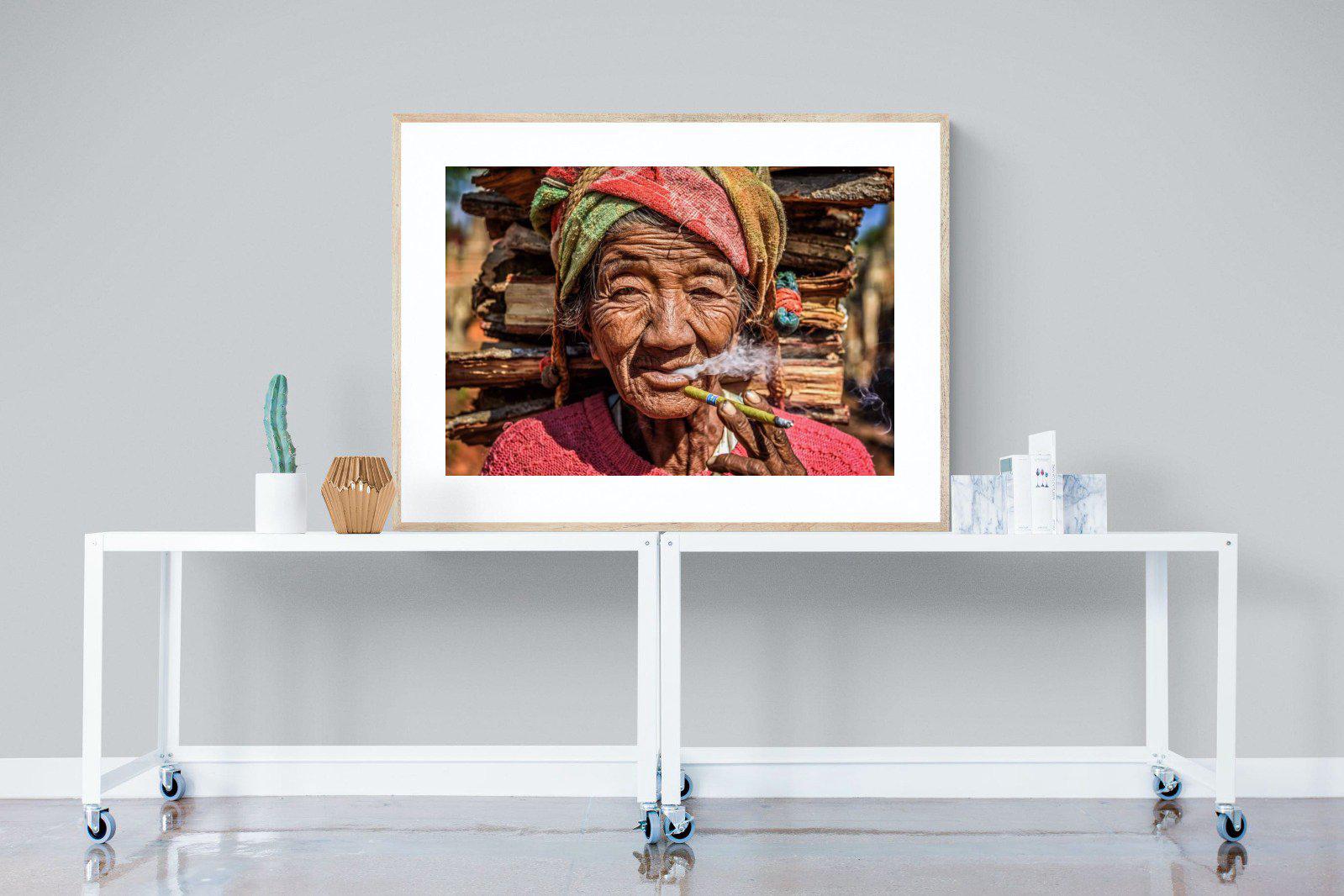 Burma-Wall_Art-120 x 90cm-Framed Print-Wood-Pixalot