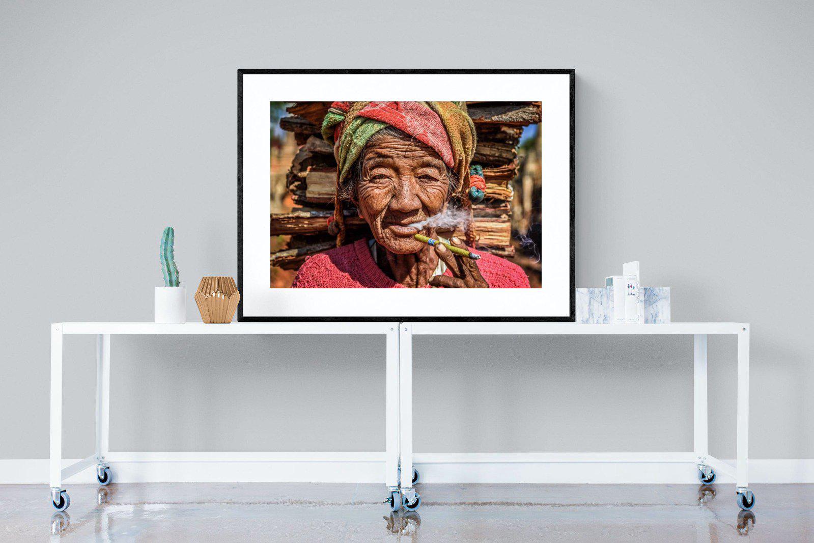 Burma-Wall_Art-120 x 90cm-Framed Print-Black-Pixalot
