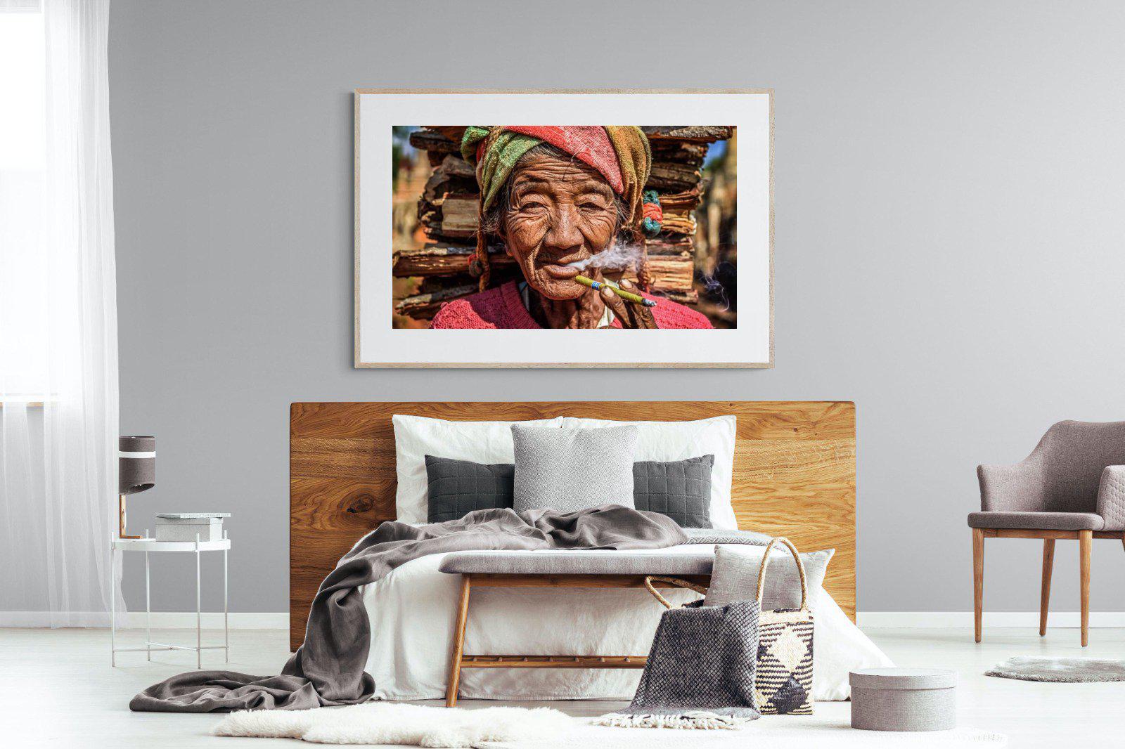 Burma-Wall_Art-150 x 100cm-Framed Print-Wood-Pixalot