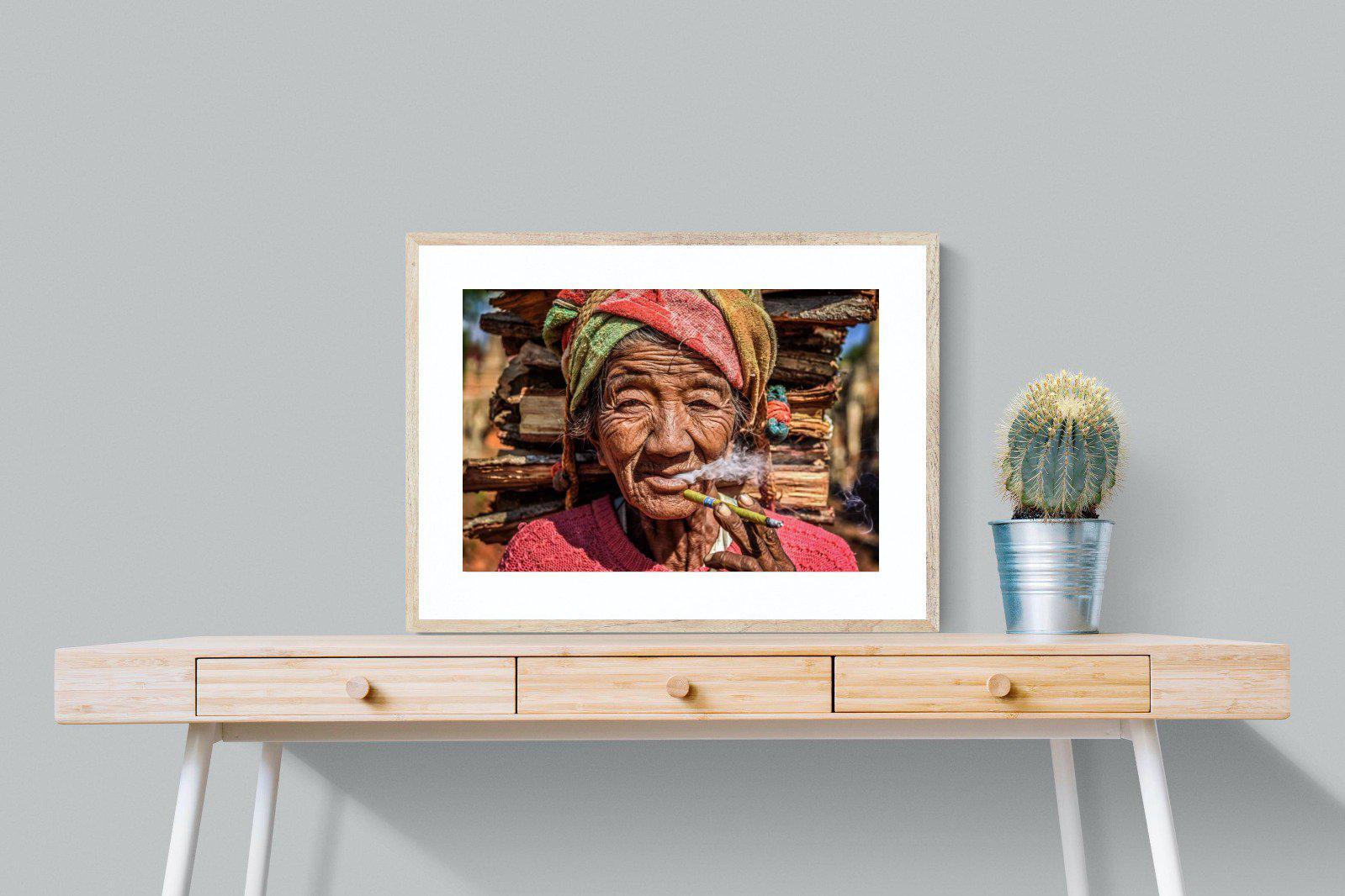 Burma-Wall_Art-80 x 60cm-Framed Print-Wood-Pixalot