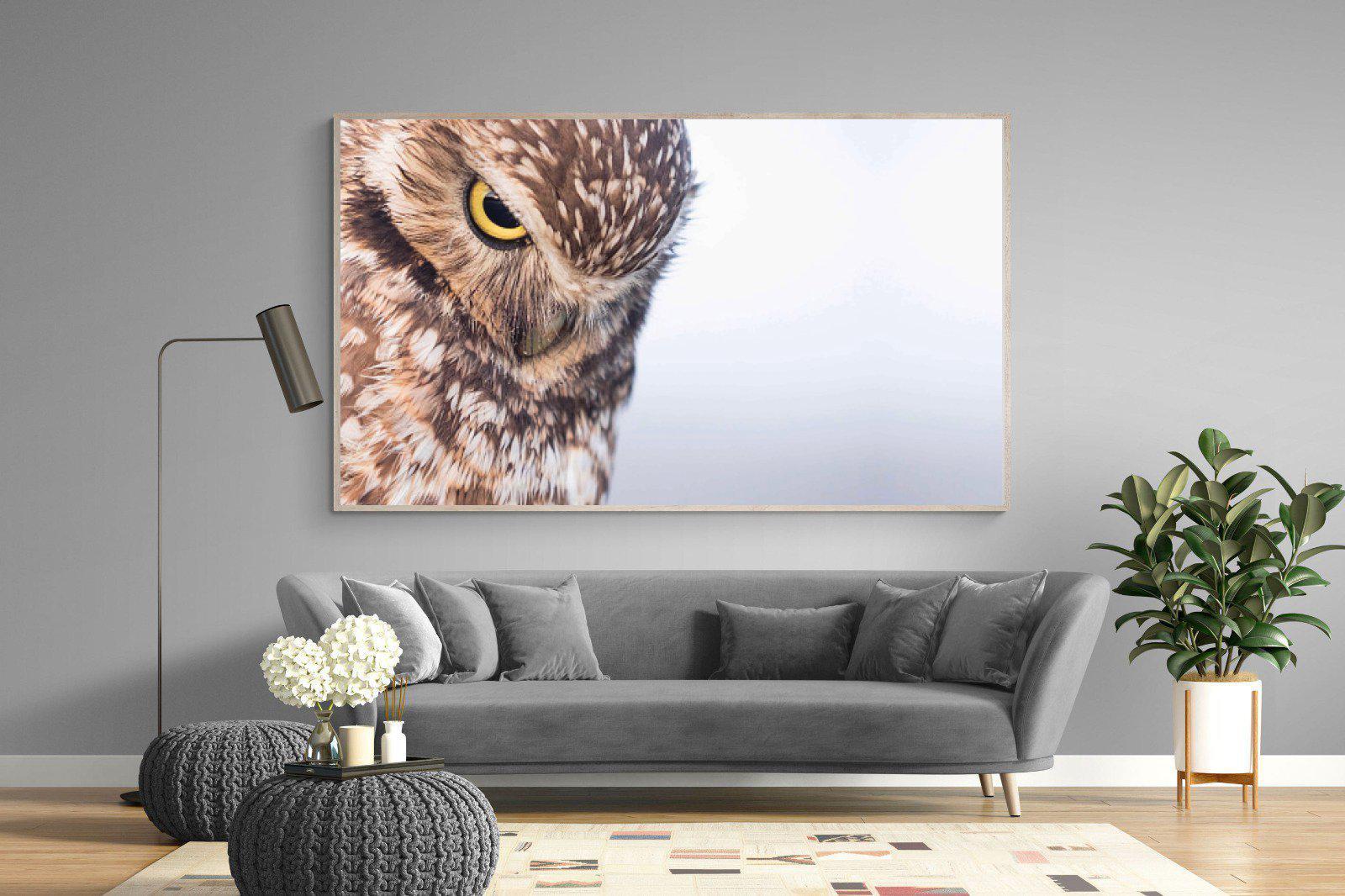 Burrowing Owl-Wall_Art-220 x 130cm-Mounted Canvas-Wood-Pixalot