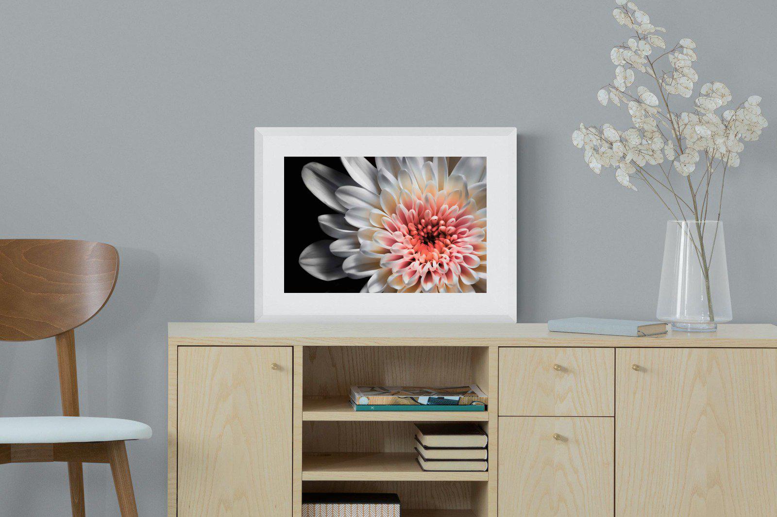 Burst-Wall_Art-60 x 45cm-Framed Print-White-Pixalot