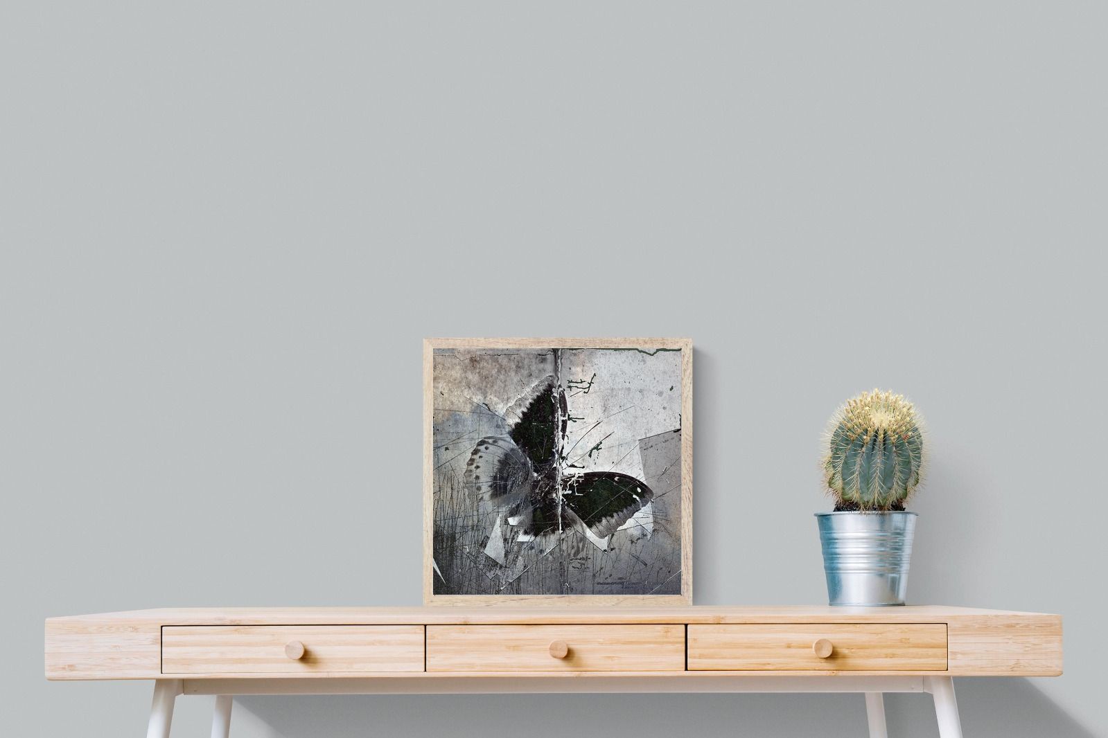 Butterfly Art-Wall_Art-50 x 50cm-Mounted Canvas-Wood-Pixalot