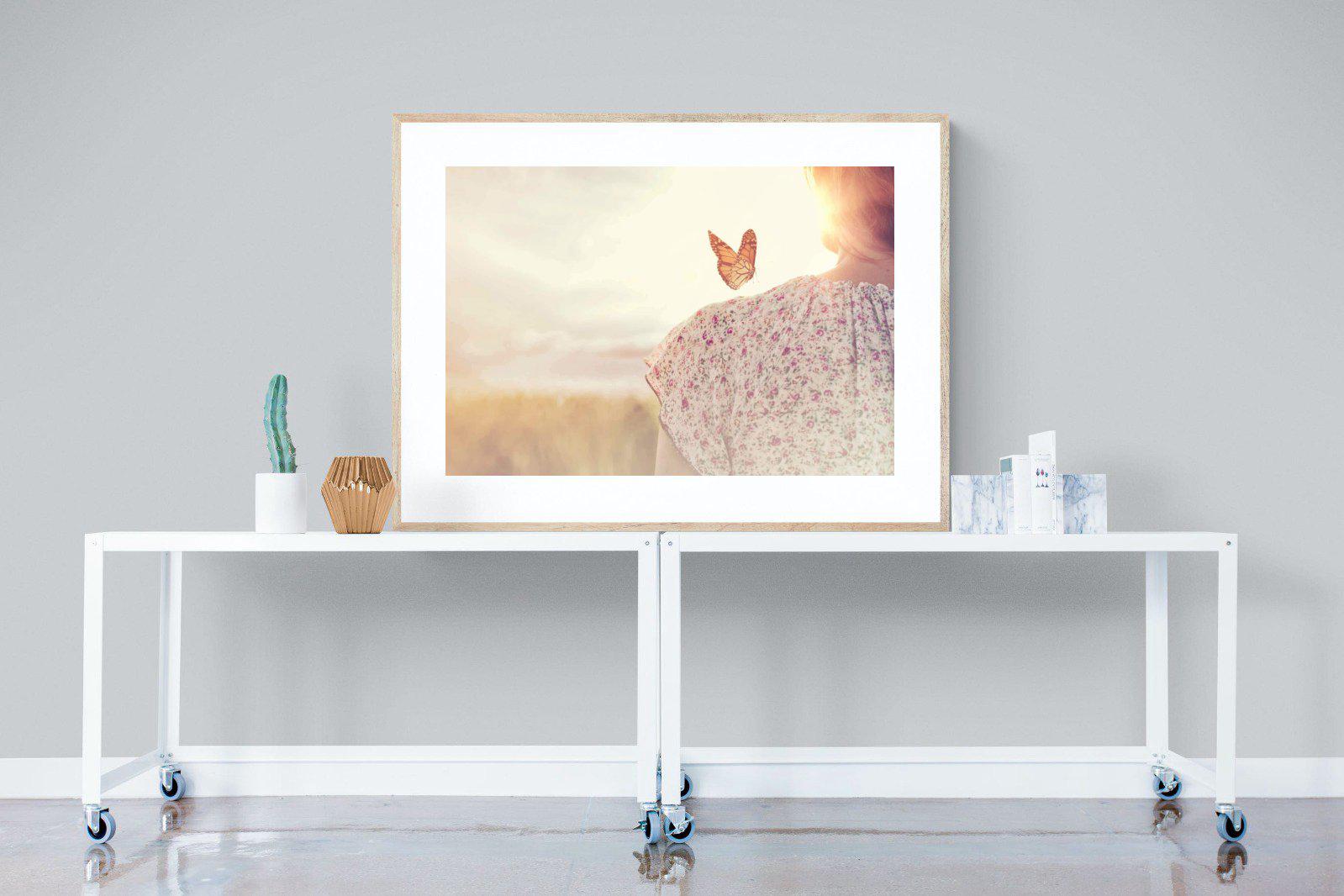 Butterfly-Wall_Art-120 x 90cm-Framed Print-Wood-Pixalot