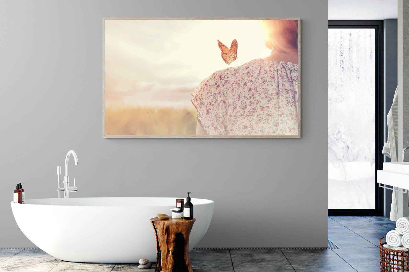 Butterfly-Wall_Art-180 x 110cm-Mounted Canvas-Wood-Pixalot