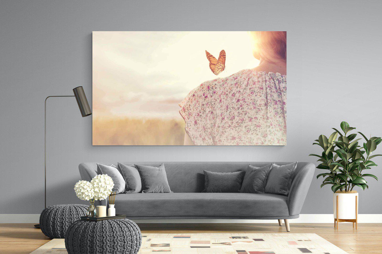 Butterfly-Wall_Art-220 x 130cm-Mounted Canvas-No Frame-Pixalot