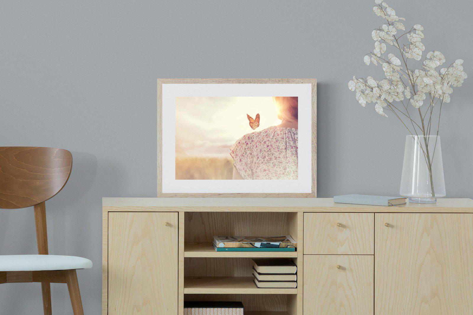 Butterfly-Wall_Art-60 x 45cm-Framed Print-Wood-Pixalot
