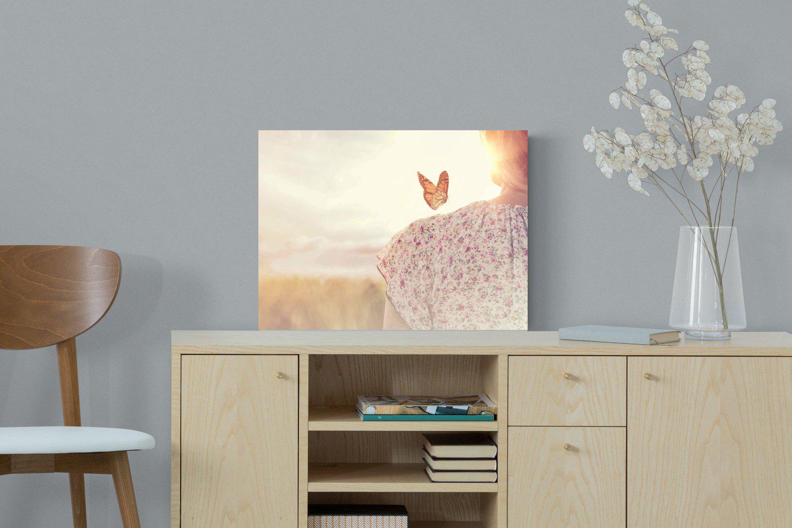 Butterfly-Wall_Art-60 x 45cm-Mounted Canvas-No Frame-Pixalot