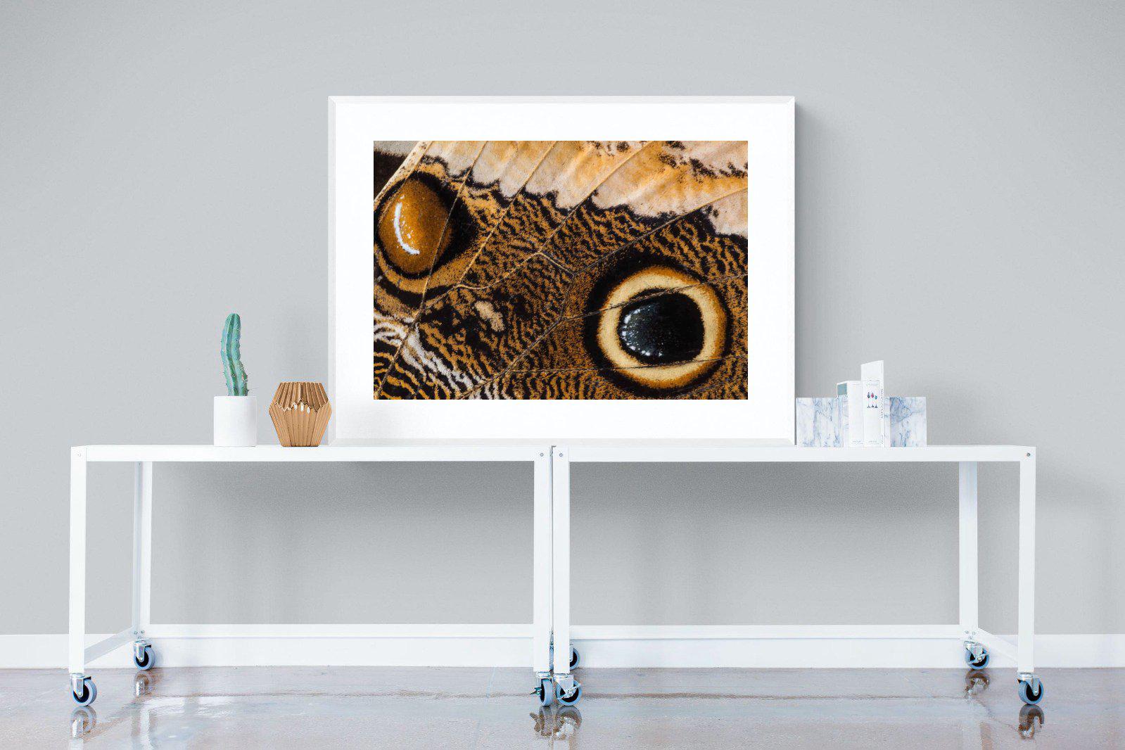 Butterly Wings-Wall_Art-120 x 90cm-Framed Print-White-Pixalot