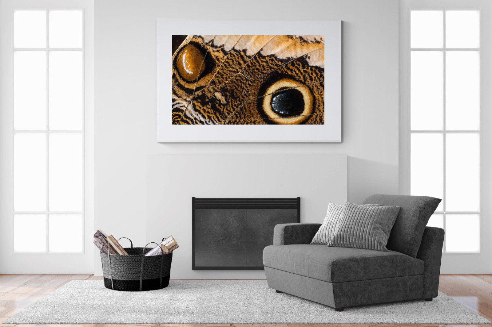 Butterly Wings-Wall_Art-150 x 100cm-Framed Print-White-Pixalot
