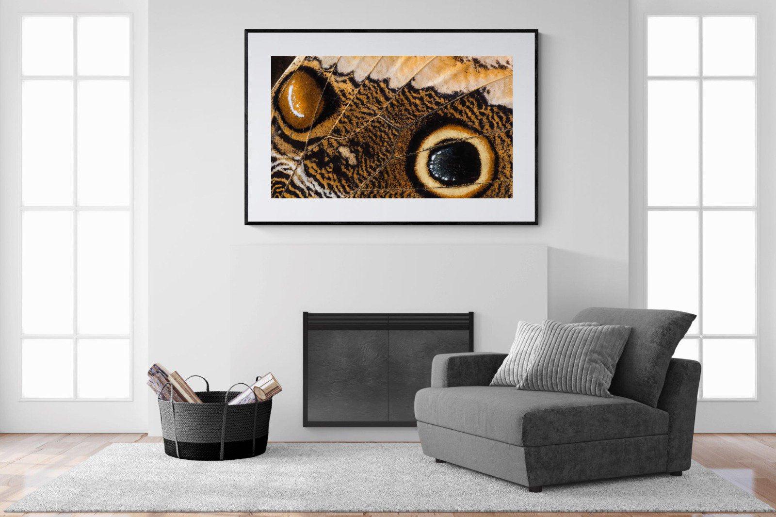 Butterly Wings-Wall_Art-150 x 100cm-Framed Print-Black-Pixalot
