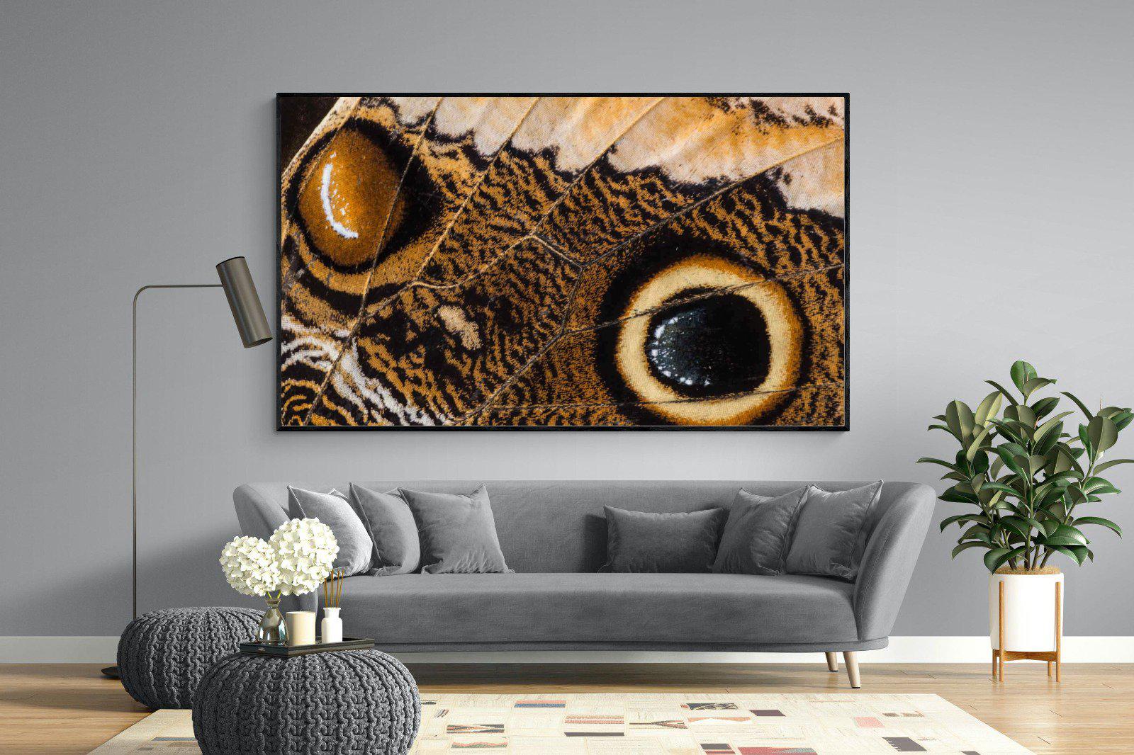 Butterly Wings-Wall_Art-220 x 130cm-Mounted Canvas-Black-Pixalot
