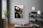 Cafe Racers-Wall_Art-100 x 150cm-Mounted Canvas-White-Pixalot
