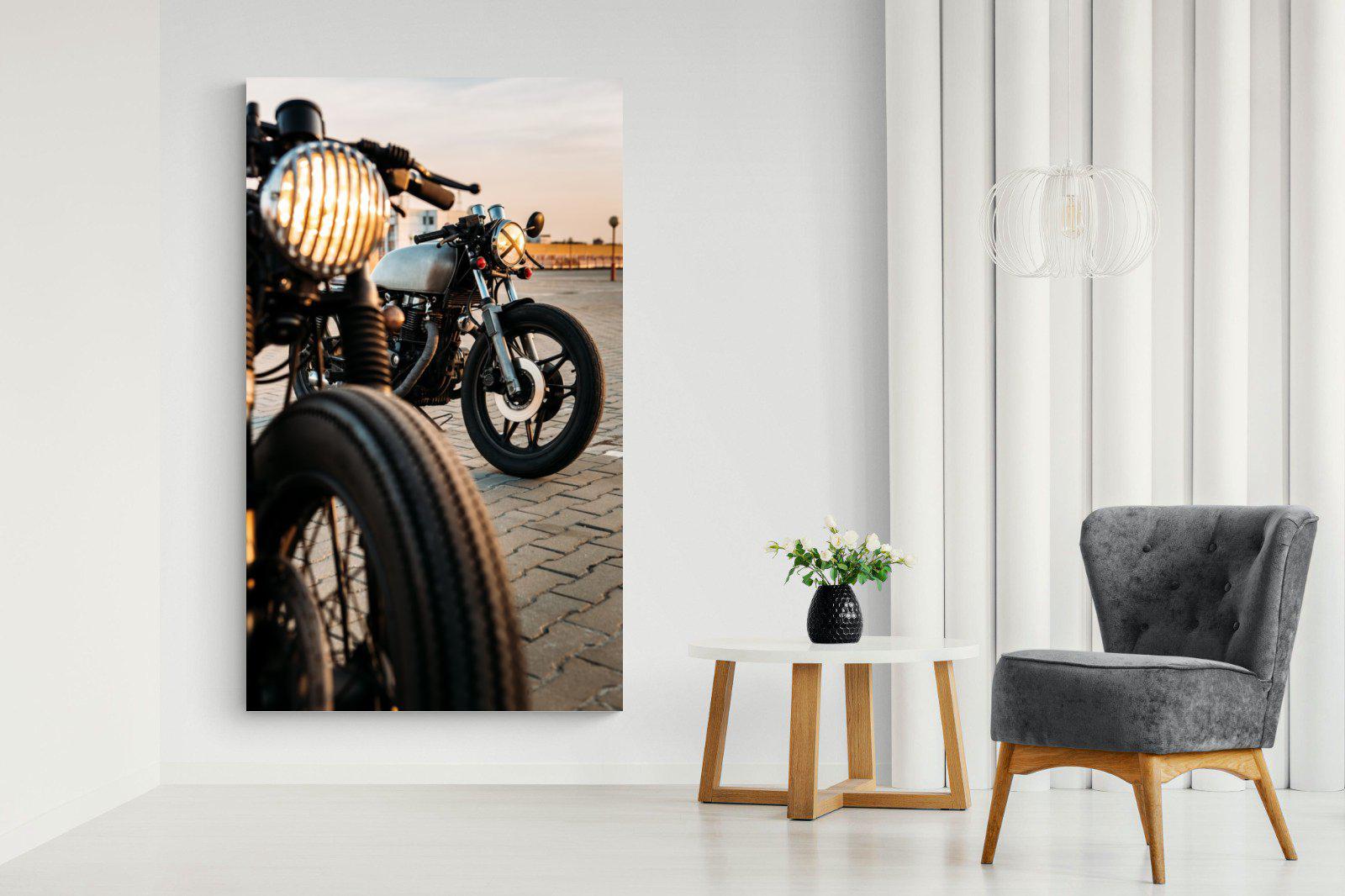 Cafe Racers-Wall_Art-130 x 220cm-Mounted Canvas-No Frame-Pixalot