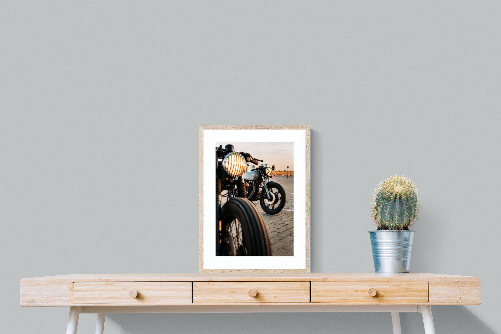 Cafe Racers-Wall_Art-45 x 60cm-Framed Print-Wood-Pixalot