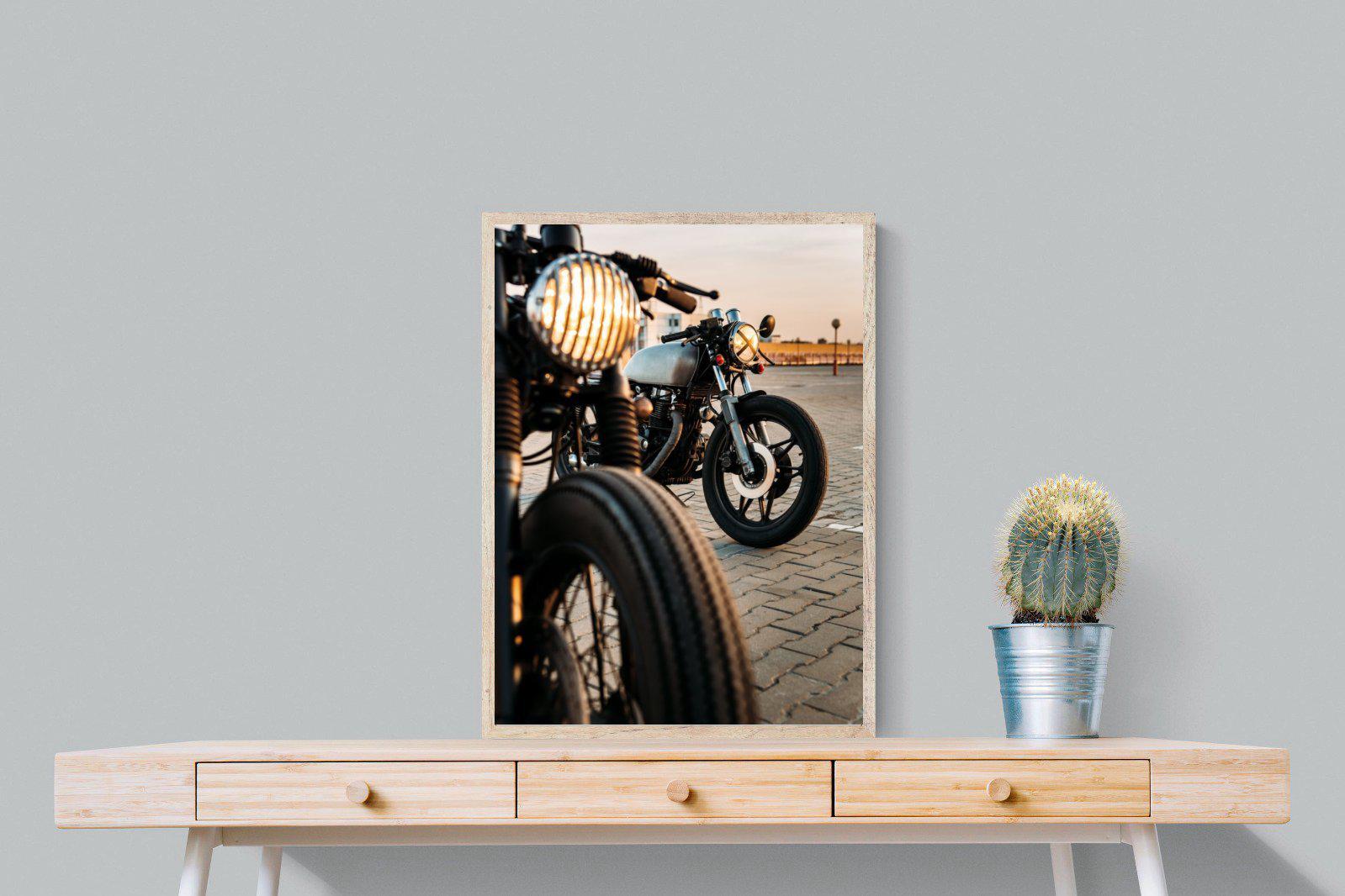 Cafe Racers-Wall_Art-60 x 80cm-Mounted Canvas-Wood-Pixalot