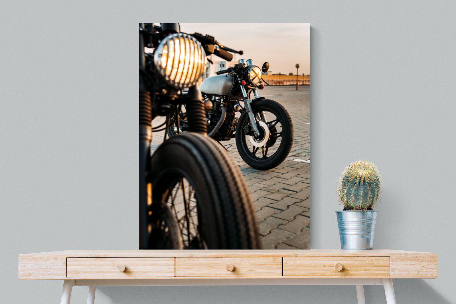 Cafe Racers-Wall_Art-75 x 100cm-Mounted Canvas-No Frame-Pixalot