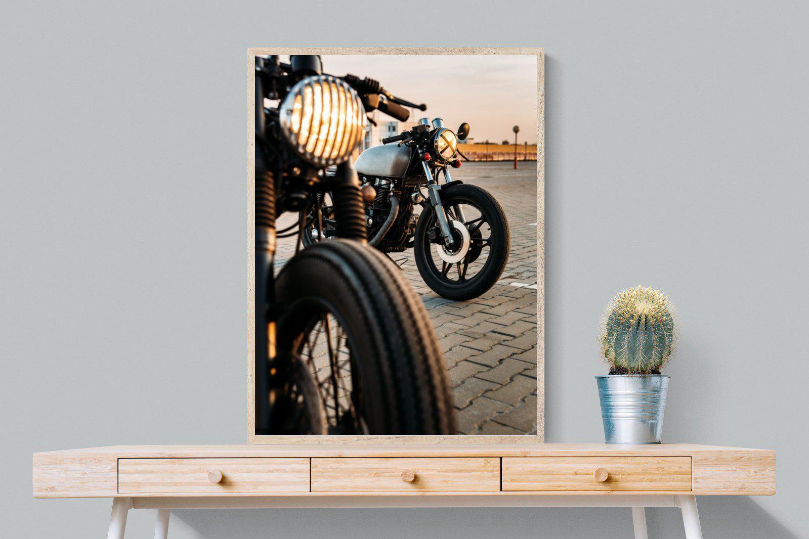Cafe Racers-Wall_Art-75 x 100cm-Mounted Canvas-Wood-Pixalot