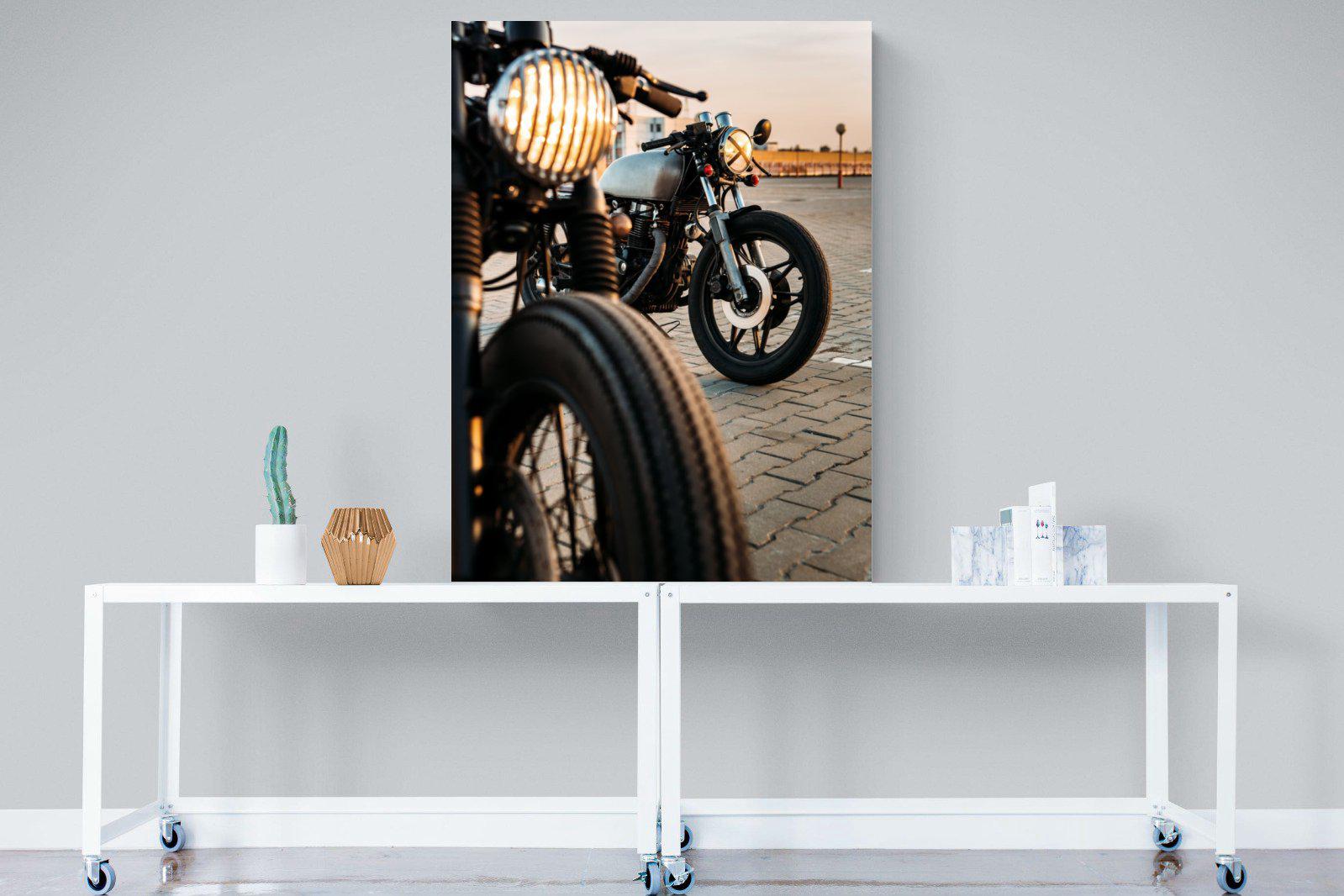 Cafe Racers-Wall_Art-90 x 120cm-Mounted Canvas-No Frame-Pixalot