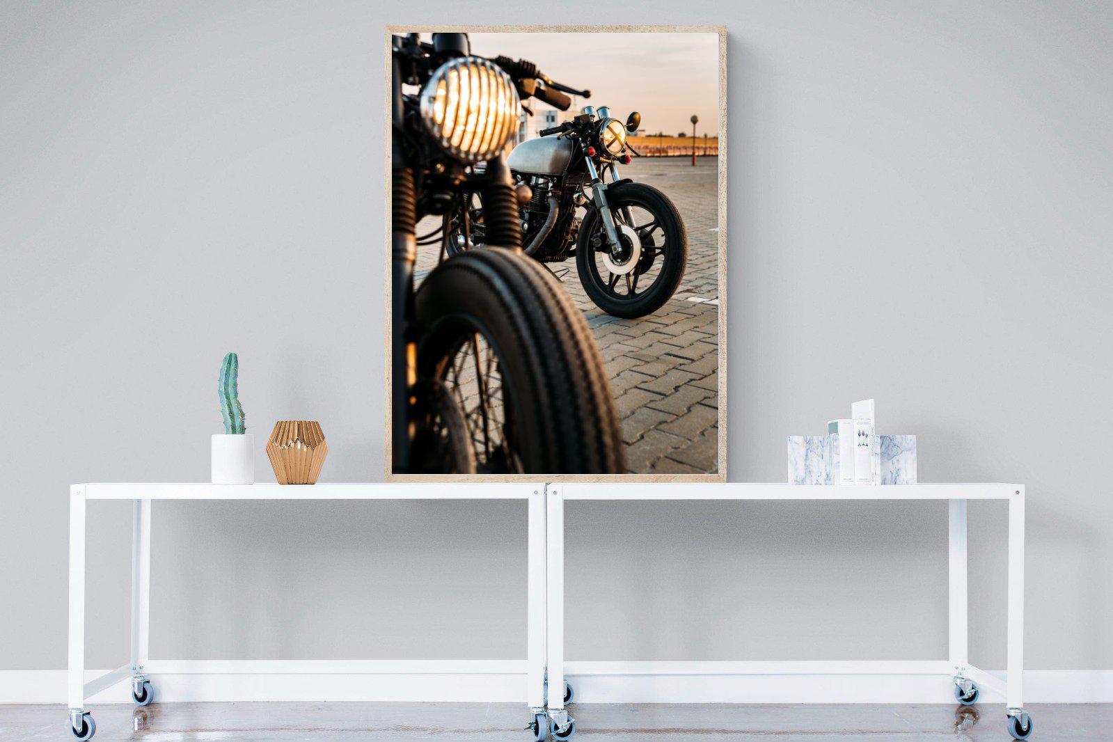 Cafe Racers-Wall_Art-90 x 120cm-Mounted Canvas-Wood-Pixalot