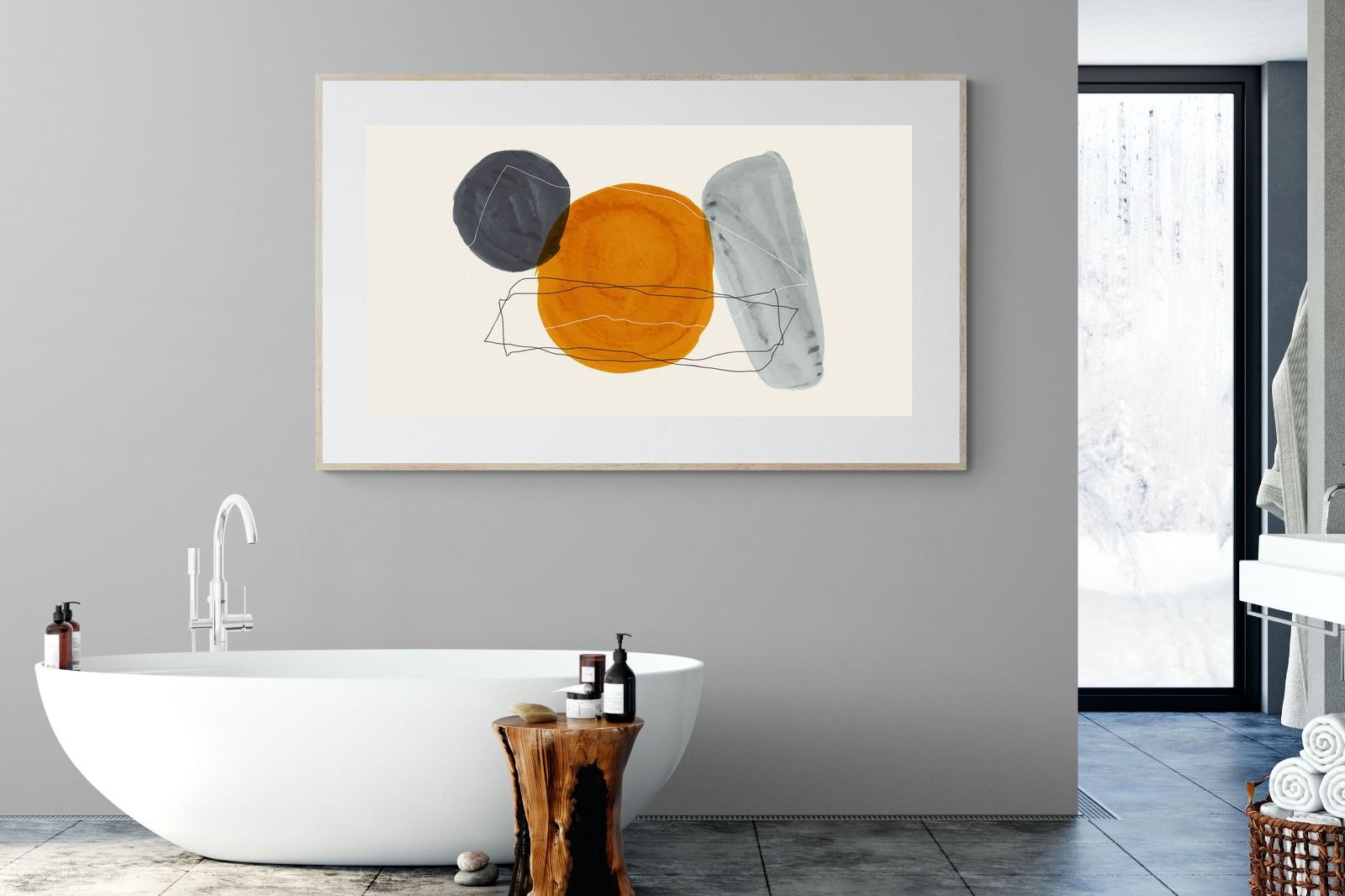 Callahan One-Wall_Art-180 x 110cm-Framed Print-Wood-Pixalot