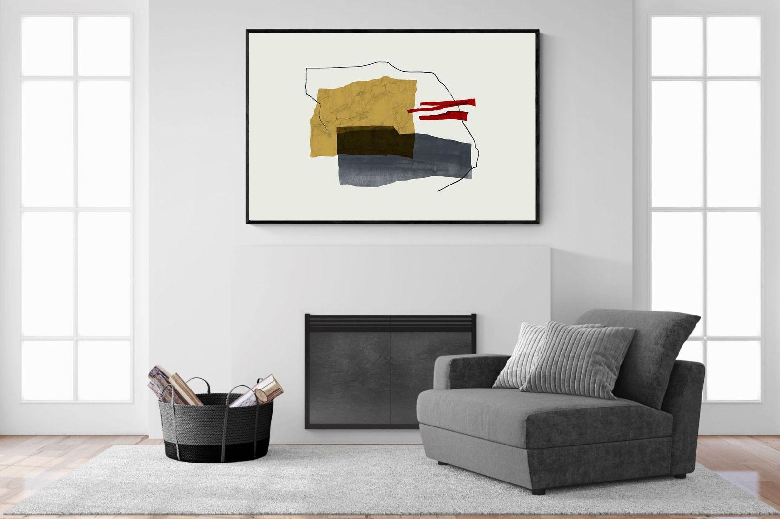 Callahan Three-Wall_Art-150 x 100cm-Mounted Canvas-Black-Pixalot