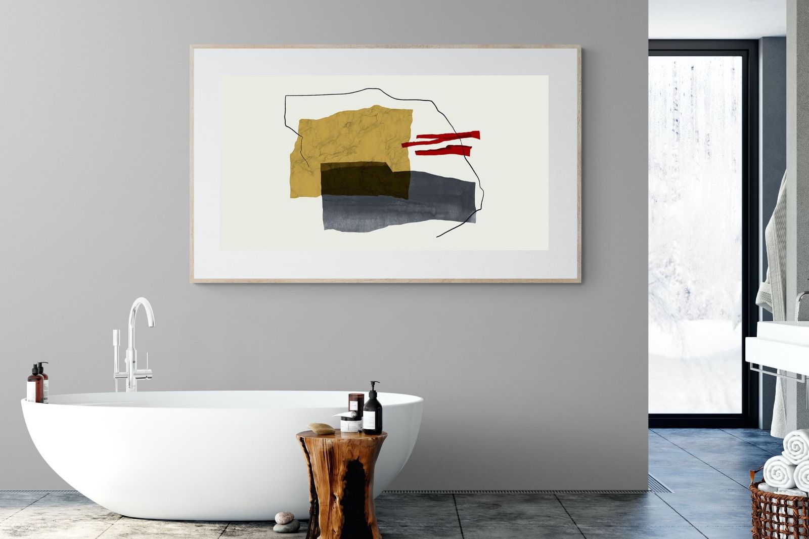 Callahan Three-Wall_Art-180 x 110cm-Framed Print-Wood-Pixalot