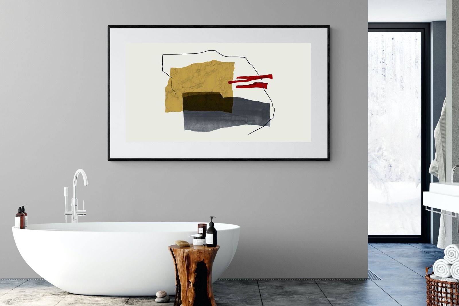 Callahan Three-Wall_Art-180 x 110cm-Framed Print-Black-Pixalot