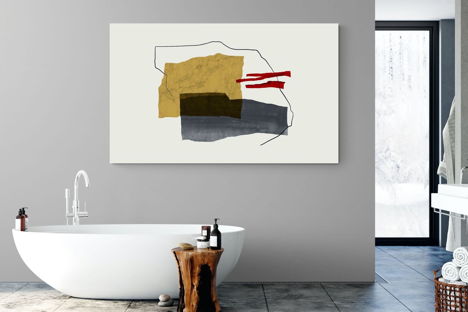 Callahan Three-Wall_Art-180 x 110cm-Mounted Canvas-No Frame-Pixalot