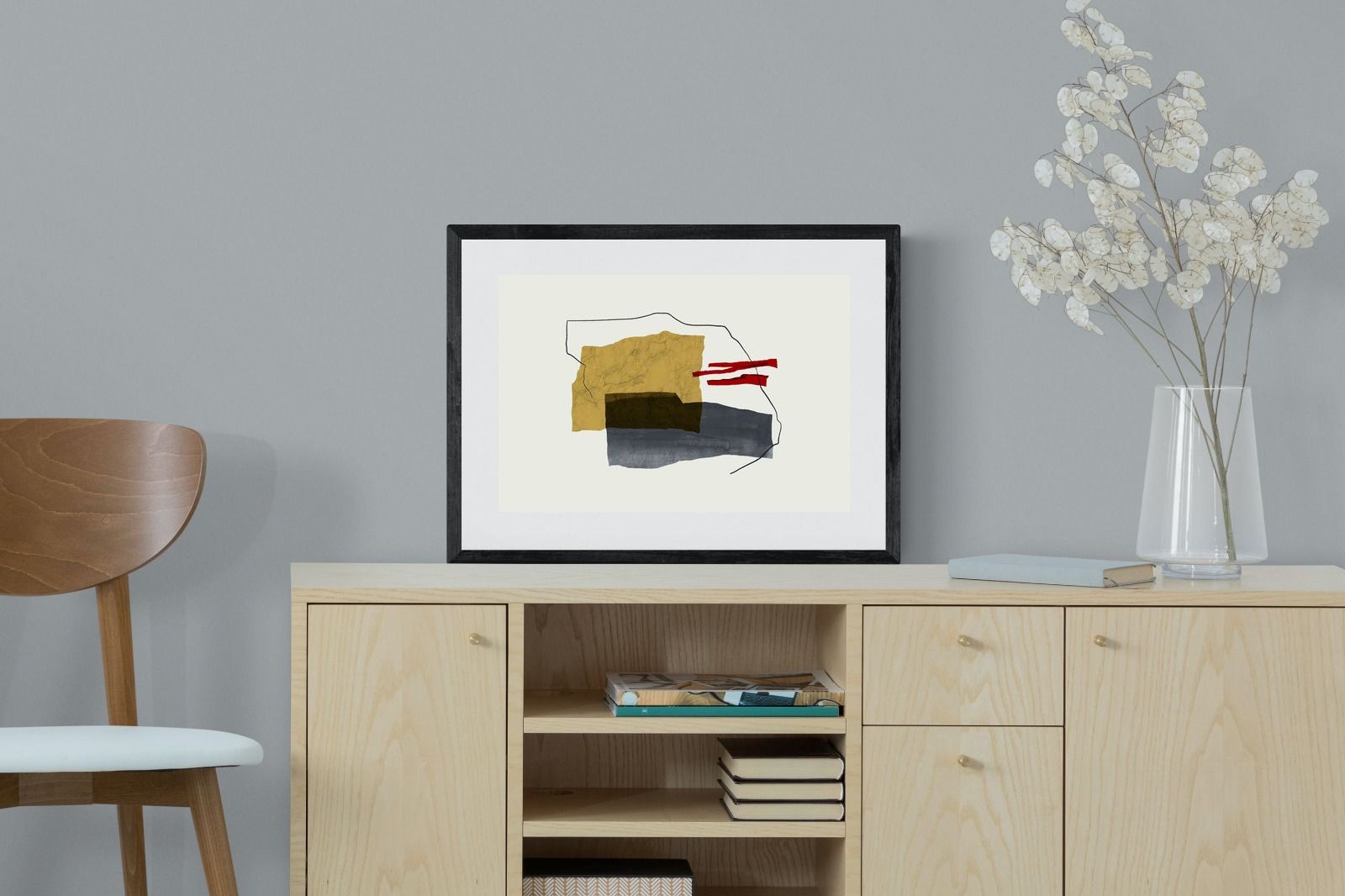 Callahan Three-Wall_Art-60 x 45cm-Framed Print-Black-Pixalot