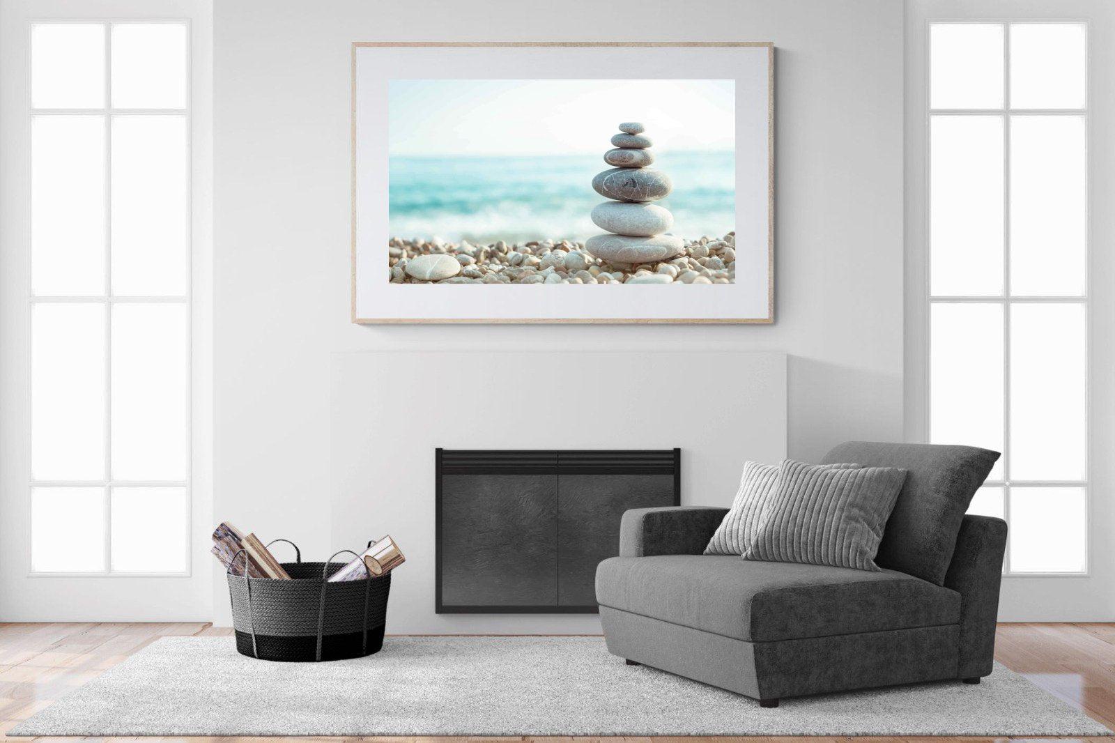 Calm-Wall_Art-150 x 100cm-Framed Print-Wood-Pixalot