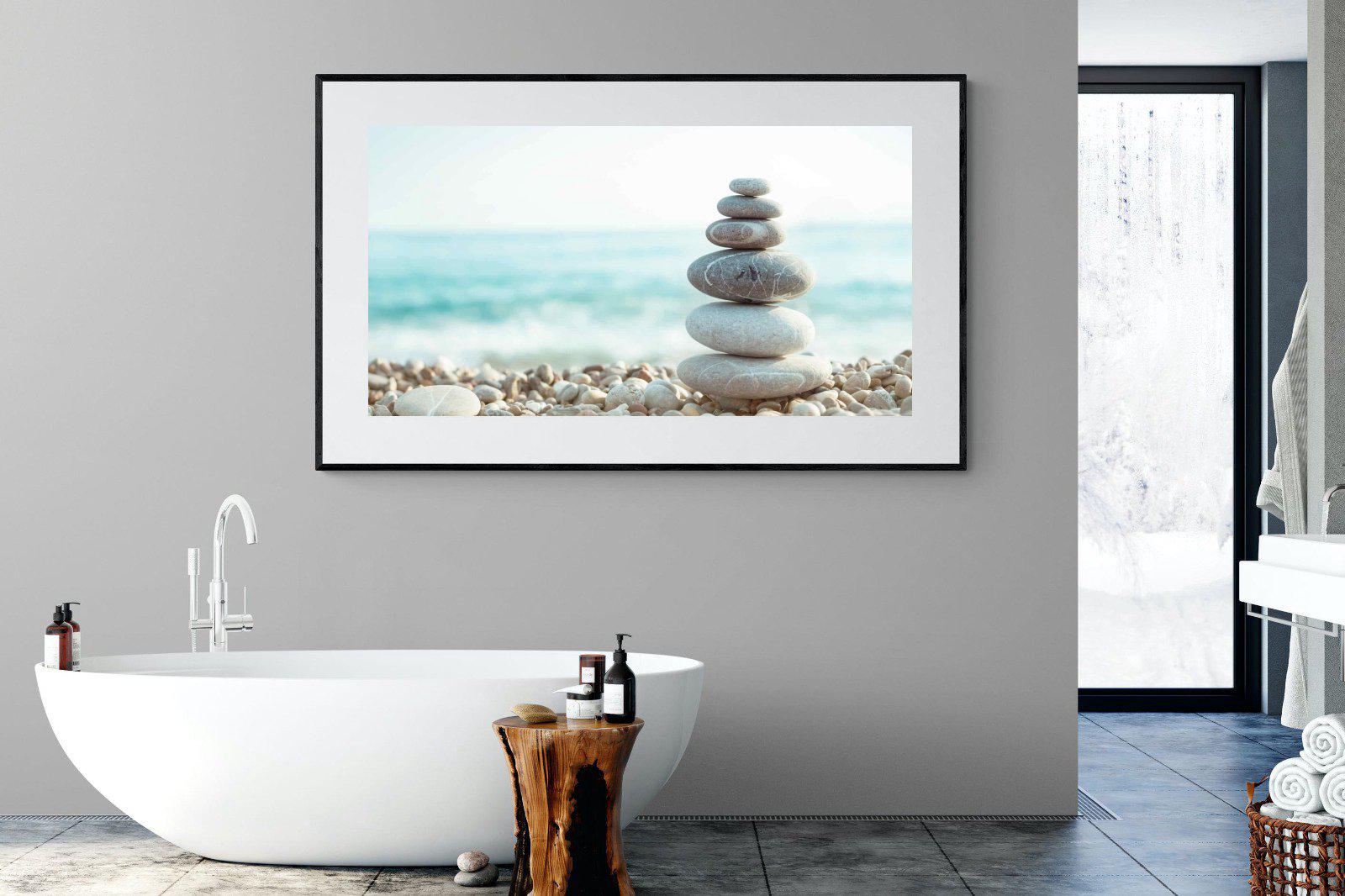 Calm-Wall_Art-180 x 110cm-Framed Print-Black-Pixalot