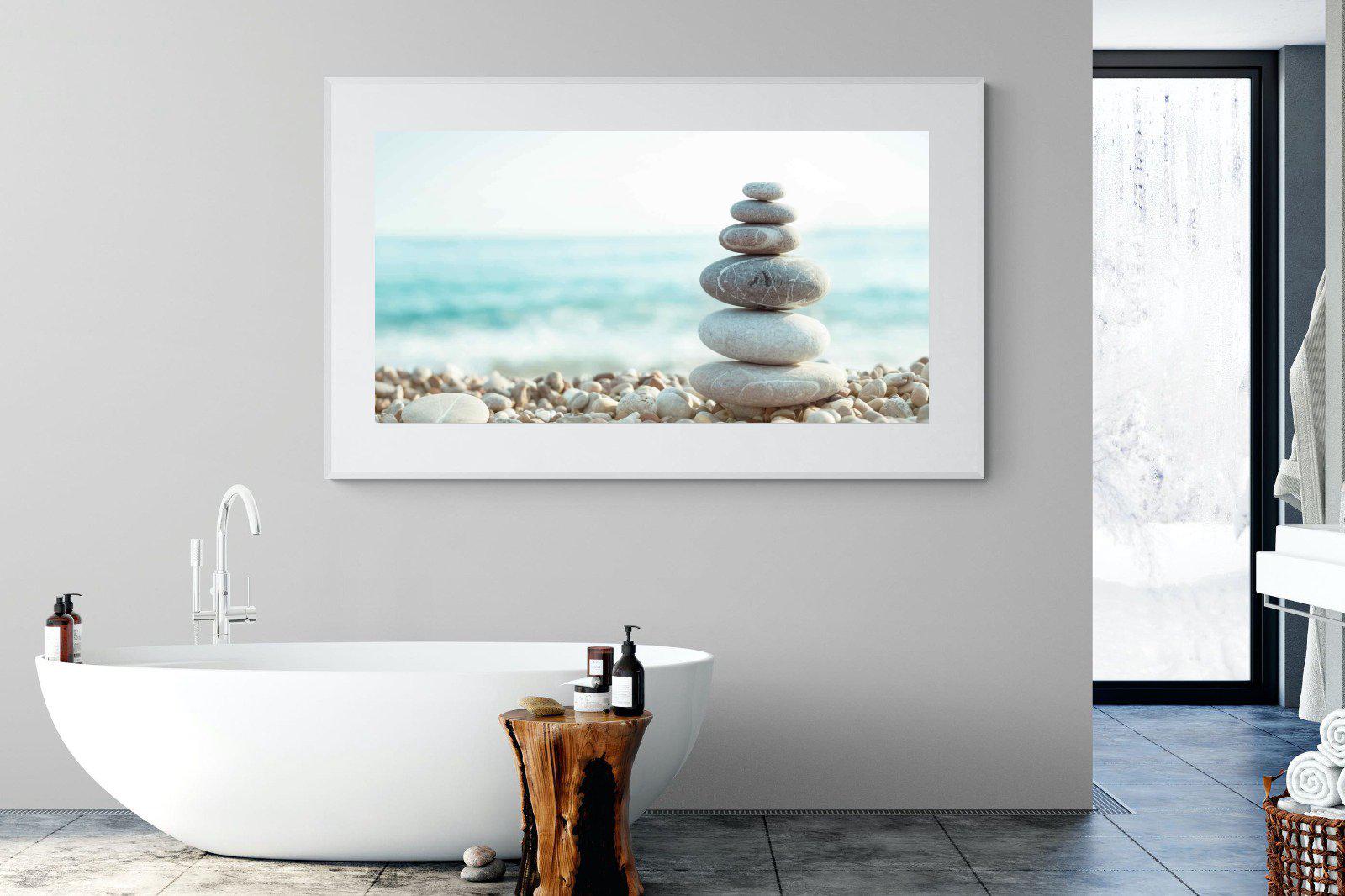 Calm-Wall_Art-180 x 110cm-Framed Print-White-Pixalot