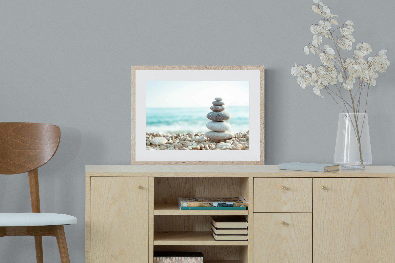 Calm-Wall_Art-60 x 45cm-Framed Print-Wood-Pixalot