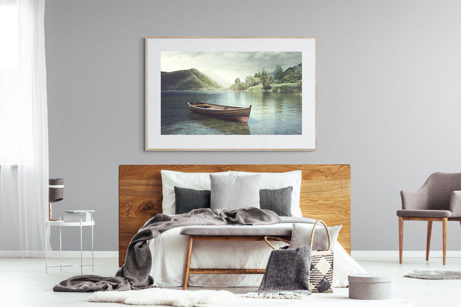 Calm Waters-Wall_Art-150 x 100cm-Framed Print-Wood-Pixalot